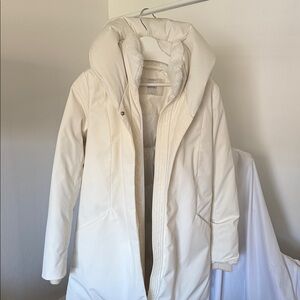 Aritzia Wilfred Cocoon Parka Down Jacket in Oak